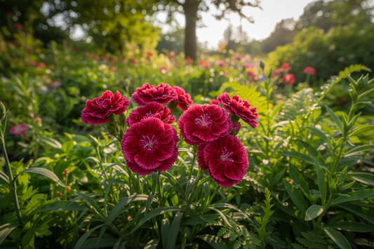 now give me carnation in garden