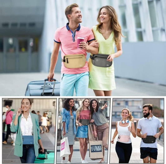 Money Belt for Travel, Anti-Theft Travel Money Belt